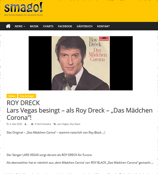Lars Vegas als Roy Dreck. das Mädchen Corona